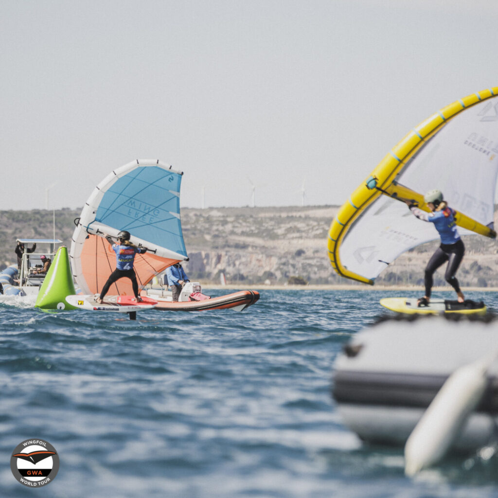 Foto del quinto giorno dell'evento GWA wingfoil world cup 2023 Leucate