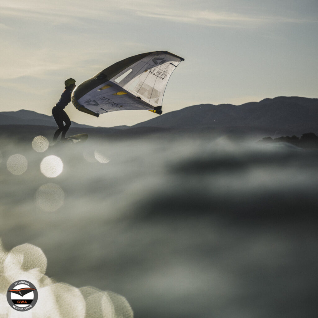 Foto del terzo giorno dell'evento GWA wingfoil world cup 2023 Leucate