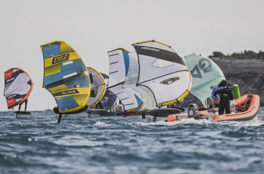 Foto del quinto giorno dell'evento GWA wingfoil world cup 2023 Leucate