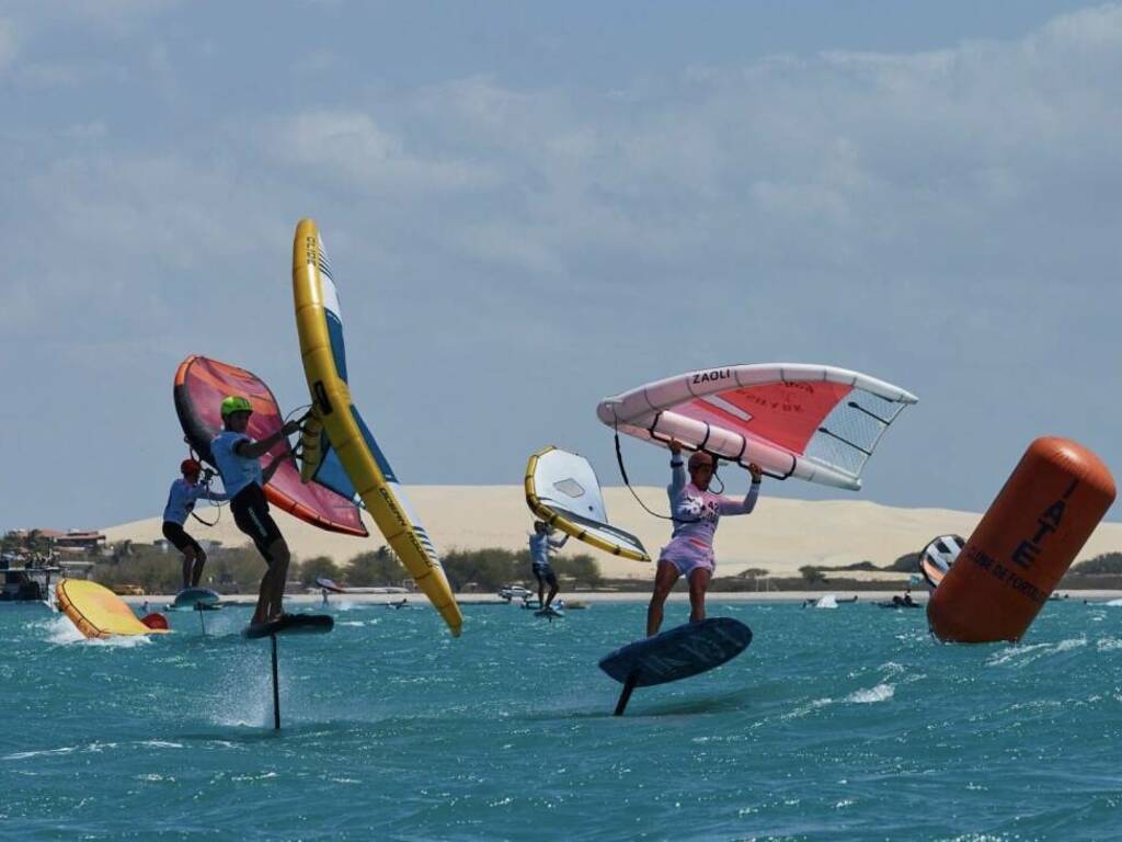 Gara di wingfoil con Luca Franchi