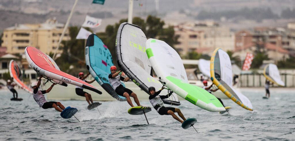 wingfoil world racing cup poetto