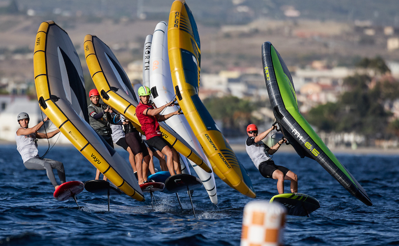 wingfoil world racing cup poetto